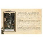 Jeu de tarot Le Seigneur des anneaux - Le magicien